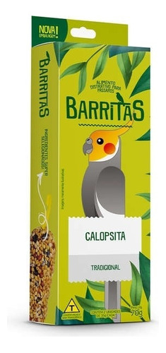 Barritas Alimento Bastão Calopsita Tradicional 70g Zootekna