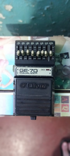 Pedal Oliver G70 Equalizador