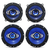 Kit 4 Alto Falantes 5 E 6 Pol. 65w Rms (cada) Total 260w Rms