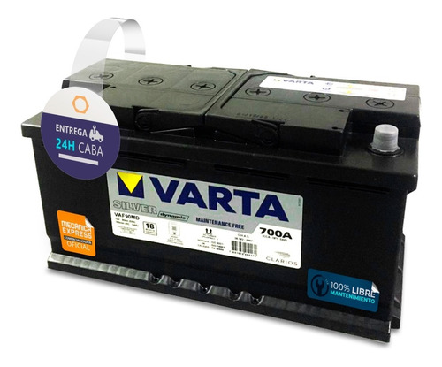 Batería Para Auto 12x90 Vaf90md Varta Colocación Domicilio