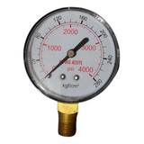 Manómetro Reloj, Regulador De Oxígeno 0-4000psi 0-280kg