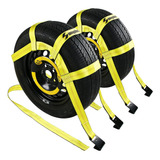 Paquete De 2 Correas Para Cestas Sumpluct Tow Dolly Con G...