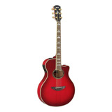Violão Acústico Yamaha Apx1000 Para Destros Crimson Red Burst Brilhante