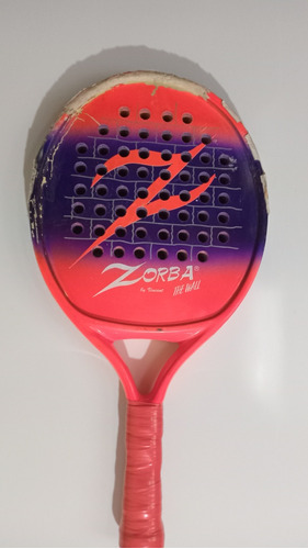 Paleta De Padel Zorba Con Detalles De Uso