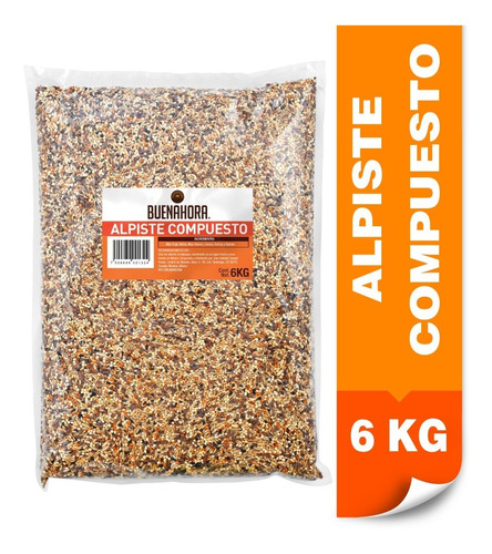 Alpiste Compuesto Para Aves Con Gragea 6 Kg