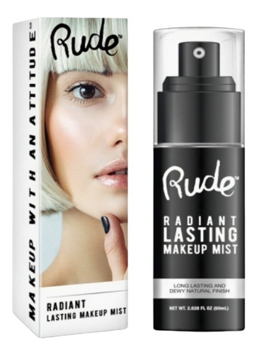 Radiant Lasting Makeup Mist Fijador De Maquillaje Rude