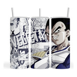 Termo Skinny Starbucks Anime Dragon Ball Vegeta Goku Saiyaji