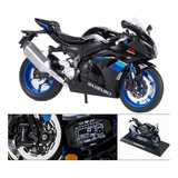 Para Suzuki Gsx-r1000 Modelo 1:12 Metal Moto Colección