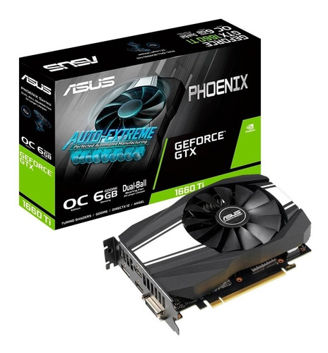 Placa Video Nvidia Asus Phoenix Geforce Series Gtx 1660 6gb