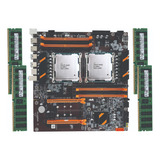 Kit Placa-mãe X99 + Xeon Dual Cpu 2680 V4 + 128gb(4x32) Ddr4