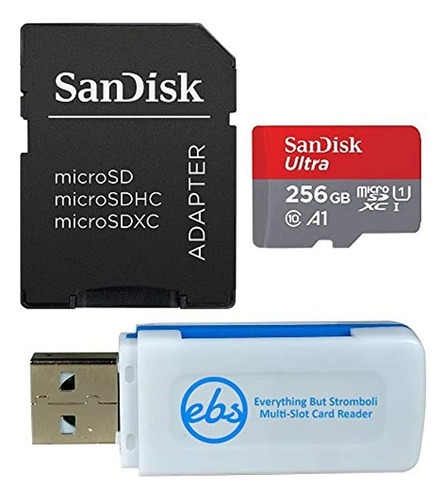 Sandisk - Tarjeta De Memoria Micro Ultra Sdxc De 256 Gb