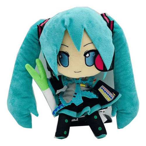 Hatsune Miku Tomar Cebolla Muñeco Peluche Juguete Para Niños