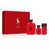 Ralph Lauren Polo Red Men Edt 125ml + 40ml + Deo 75ml