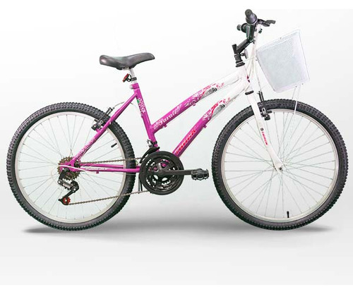 Bicicleta De Passeio Aro 24 Feminina Bike Parati Juvenil