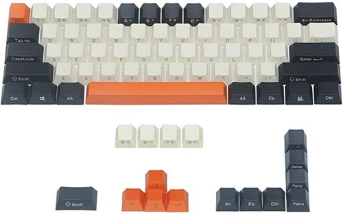 Pbt Keycaps 60% Keyset Lado Impreso 61 68 Keycap Set