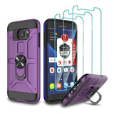 Funda Para Samsung Galaxy S7 - Violeta + Protectores