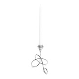 Candelabro Porta Vela Cromado Modelo Finger Loop