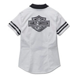 Blusa Harley-davidson, Bar & Shield Zip De Dama. 