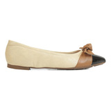 Flats Dama Modare Balerina Beige Napa 7334.233