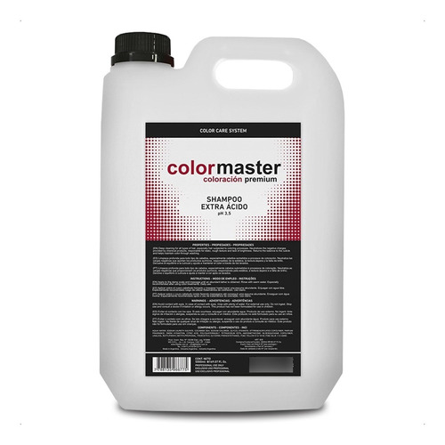 Fidelité Shampoo Colormaster Extra Acido Ph3.5 5000ml