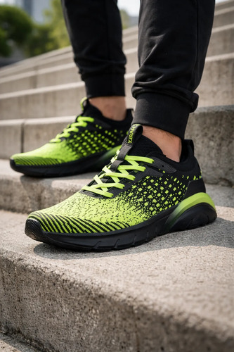 Tenis Caballero Running Deportivo Charly 1086396 Verde