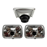 Faros Nissan Americana D21 94 95 96 97 98 Vidrio Liso Par