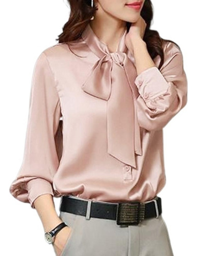 Mujer Casual Blusas Camisas Tops Elegantes #skui98678