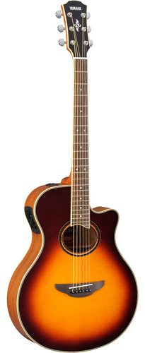 Guitarra Electroacustica Yamaha Apx700iibs Brown Sombreada