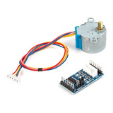 Motor Stepper Paso A Paso 5v 28byj-48 + Driver Uln2003 Azul