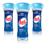 Kit Tres Unidade De Cloro Flutuador 1,66 Kg Hth