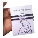 Par De Pulseras Hilo Personalizadas Amor Novios Pareja