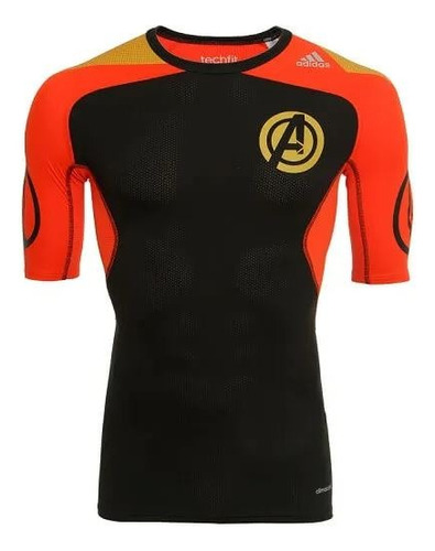 Camisa De Compressão adidas Ed Especial Marvel Vingadores