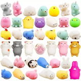 50 Pcs Mini Mochi Squishy Squeeze Toy Fidget Toy