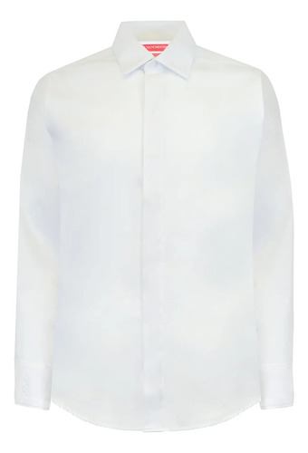 Manchester Camisa De Vestir Slim Fit Manga Larga Cuello Roma