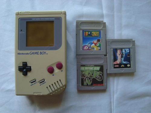 Nintendo Game Boy Clássico Com 3 Cartuchos Leia Anuncio