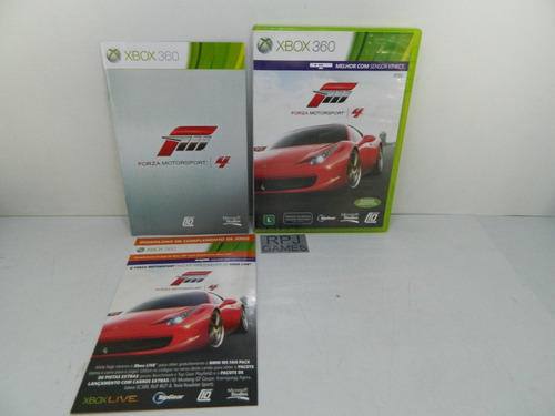 Caixa Vazia C/ Manual Forza Motorsport 4 Xbox 360 - S/ Jogo