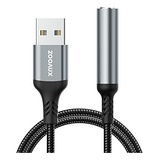 Adaptador De Audio Usb A Jack 3.5mm Zooaux - Compatible Con