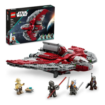 LEGO® Star Wars™: Transbordador Jedi T-6 de Ahsoka Tano 75362; juguete para niños; incluye 4 minifiguras con sables de luz y pistolas bláster; nave espacial; 9+ | Envío gratis