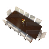 Juego Comedor Moderno Xl 260x90+ 12 Sillas Ecocuero