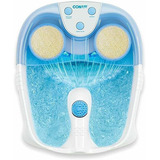 Conair All Spa Masaje Pies Calor Luz Burbujas Tina Pedicure Color Blanca Con Azul