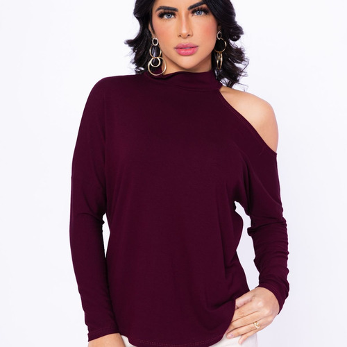 Blusa Feminina Manga Longa Ciganinha  Soltina Blusinha Top