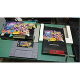 Tetris Y Doctor Mario Con Caja Y Manual Original Super Snes