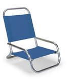 Telescopio Casual Sol Y Arena Plegable Silla De Playa Cobalt