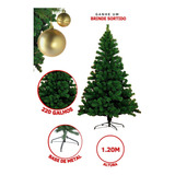 Árvore De Natal Tradicional Verde Pequena 1.20 Metros