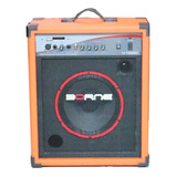 Caixa Amplificada Multiuso Borne V1000 Laranja 80w 