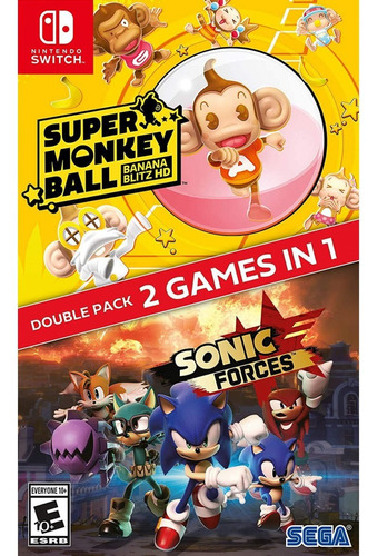 Super Monkey Ball E Sonic Forces Double Pack Switch