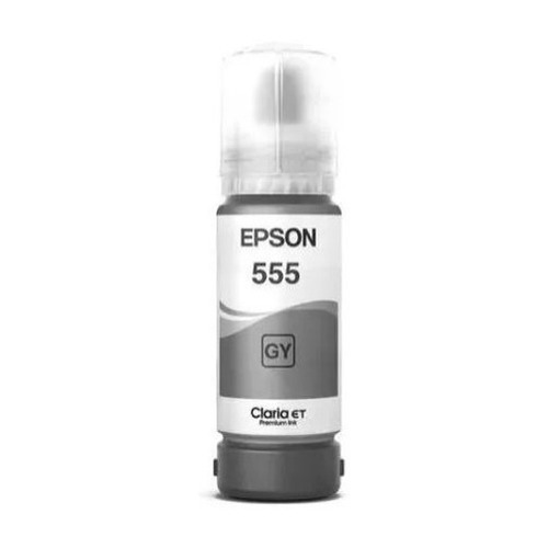 Tinta Epson T555520 L8180 L8160 T555 T554 Gris Gray Original