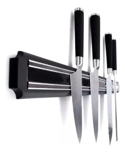 Barra Colgador De Cocina Magnética 50 Cm Porta Cuchillos