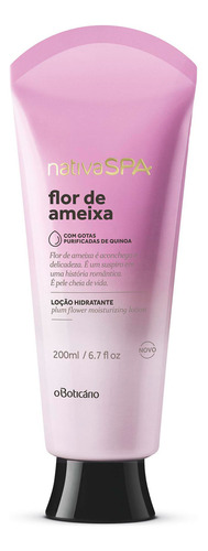  Flor De Ameixa Loção Desodorante Hidratante Corporal 200 Ml