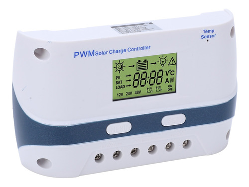 Regulador De Panel Solar Pwm Charge Controller 60a 12v 24v 4